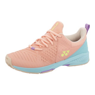 Yonex Tennis Shoes Sonicage 3 Clay/Sand Court Light Pink Ladies